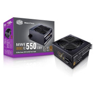 Cooler Master MWE 550 Bronze V2 Power Supply - Non-Modular 80 Plus Bronze Certified 550 Watt Black